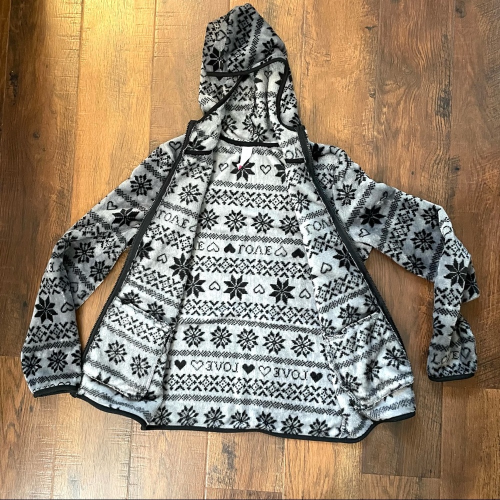 No Boundaries Super Soft Zipper Hoodie, Size M - image 4